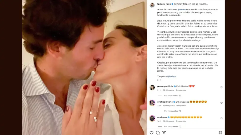 El inesperado momento de la pedida de mano de Tamara Falcó e Íñigo Onieva
