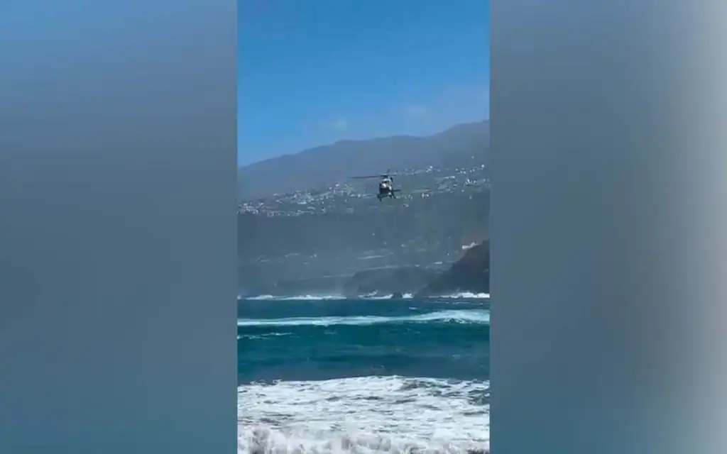 Tragedia en Puerto de la Cruz: Hallan un cuerpo en la búsqueda de un parapentista