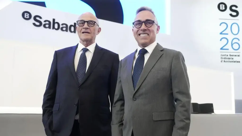 Banco Sabadell: 971 millones de euros de beneficio neto en H1 2026, un 0,5% menos que en 2025